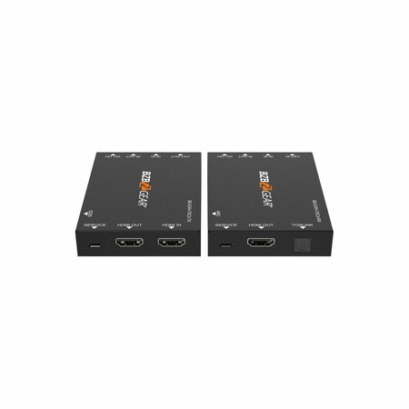 BZBGEAR 4K UHD HDMI Extender with Bi-directional IR/PoC/ARC and Audio De-embedding up to 230ft BG-EXH-70C3